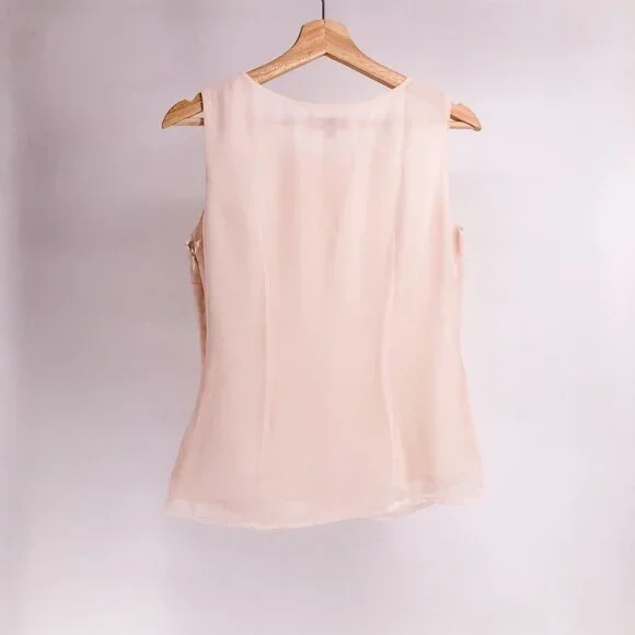 Women’s Blouse Lightweight Pale Pink Small - Picture 3 of 5